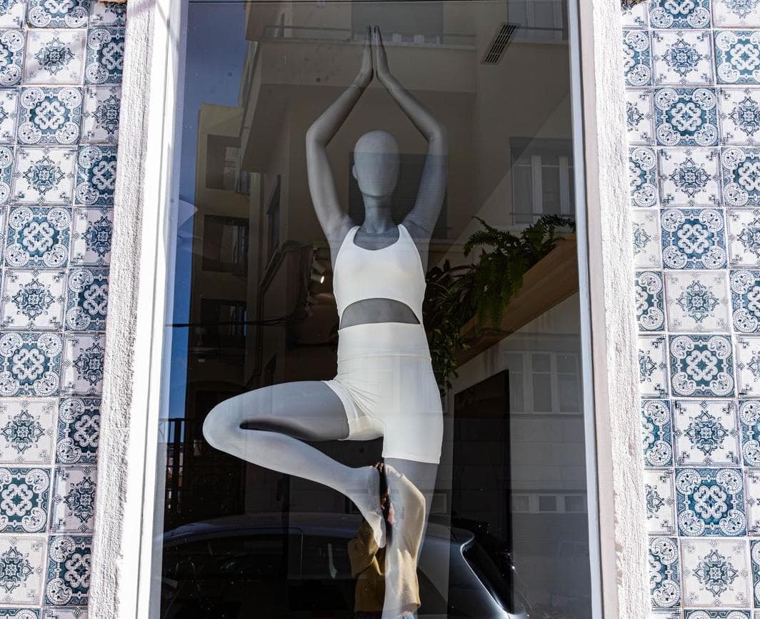 Tree Pose (Vrksasana) at LX Portal yoga studio in Lisbon