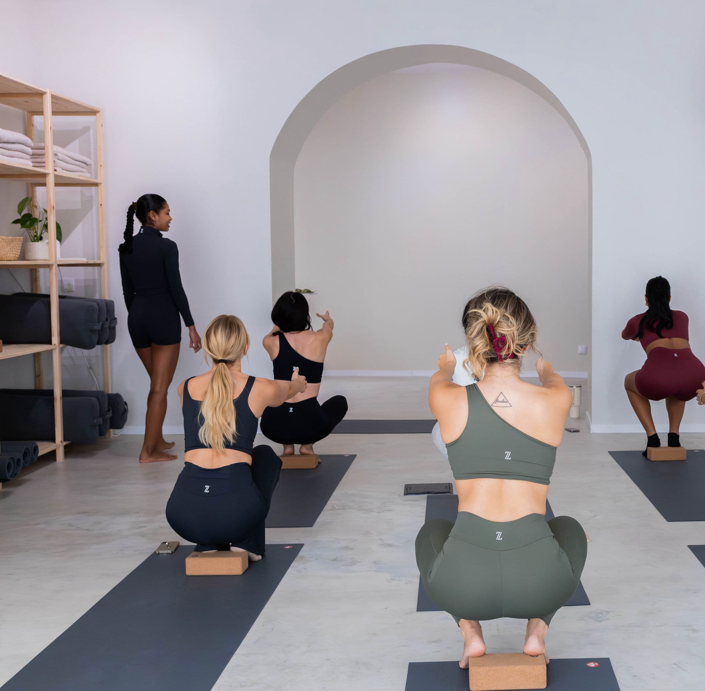 Mat Pilates class at LX Portal yoga studio Lisbon